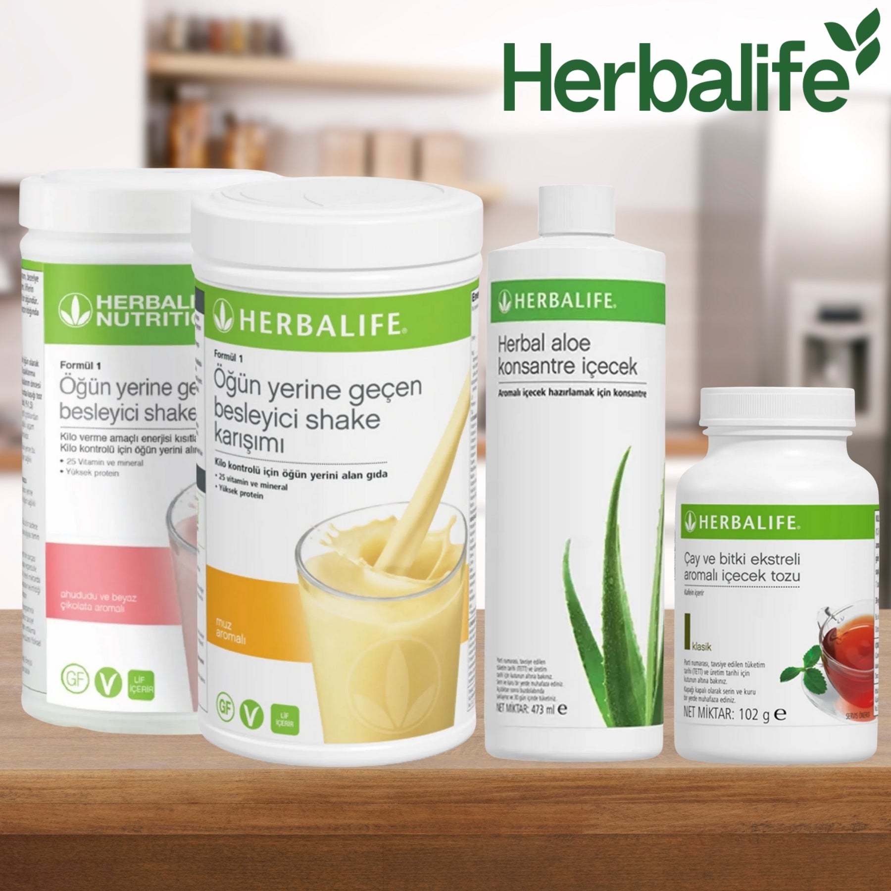 Herbalife Aşağı Kilo Kontrol Seti 1 Aylık Dengeli Beslenme Seti
